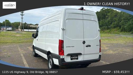 White 2025 Mercedes-Benz Sprinter 2500 ROOF W/144 WB