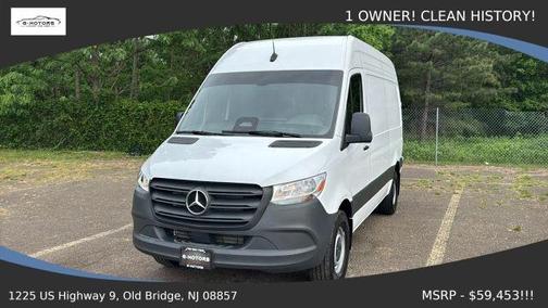 White 2025 Mercedes-Benz Sprinter 2500 ROOF W/144 WB
