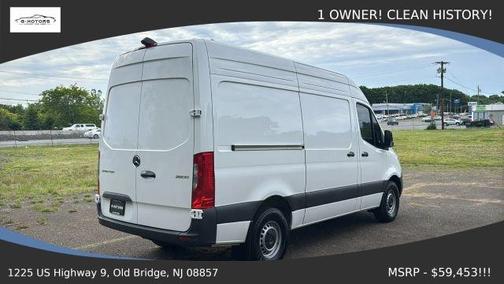 White 2025 Mercedes-Benz Sprinter 2500 ROOF W/144 WB