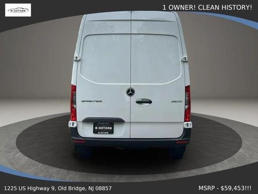White 2025 Mercedes-Benz Sprinter 2500 ROOF W/144 WB