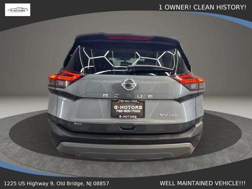 Gray 2021 Nissan Rogue SV