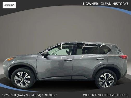 Gray 2021 Nissan Rogue SV