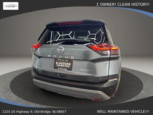 Gray 2021 Nissan Rogue SV