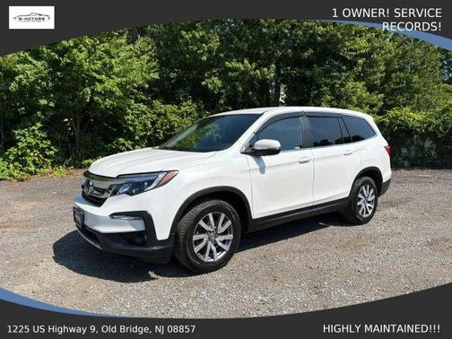 White 2021 Honda Pilot EX