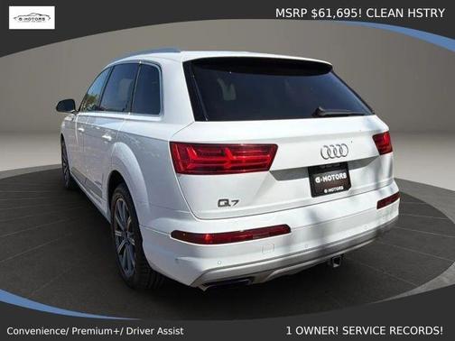 Carrara White 2019 Audi Q7 45 Premium Plus