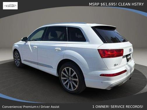 Carrara White 2019 Audi Q7 45 Premium Plus