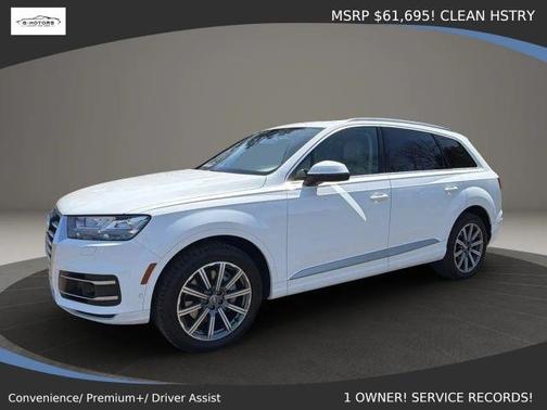 Carrara White 2019 Audi Q7 45 Premium Plus