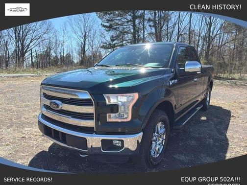 Green 2016 Ford F-150 Lariat