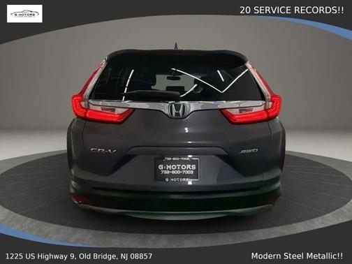 Gray 2018 Honda CR-V EX-L