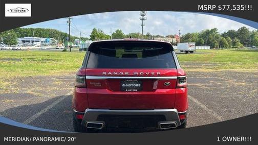 Firenze Red 2019 Land Rover Range Rover Sport 3.0L Supercharged HSE