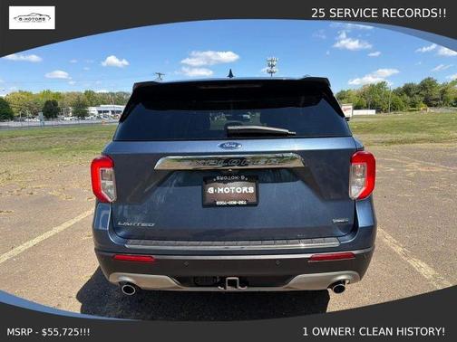 Blue 2020 Ford Explorer Limited