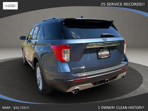 Blue 2020 Ford Explorer Limited