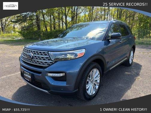 Blue 2020 Ford Explorer Limited