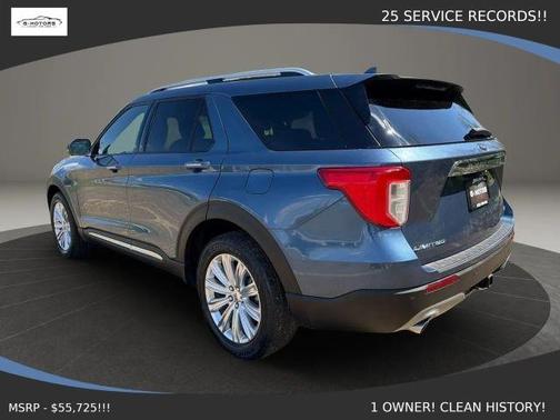 Blue 2020 Ford Explorer Limited