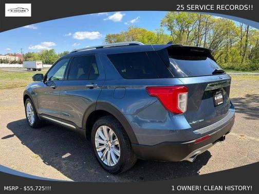 Blue 2020 Ford Explorer Limited