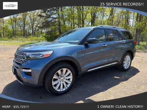 Blue 2020 Ford Explorer Limited