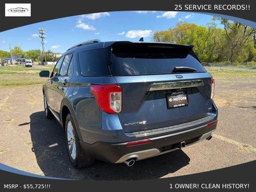 Blue 2020 Ford Explorer Limited
