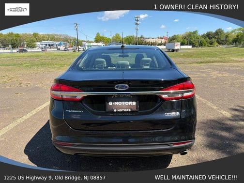 Black 2018 Ford Fusion Hybrid S