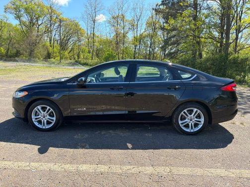 Black 2018 Ford Fusion Hybrid S