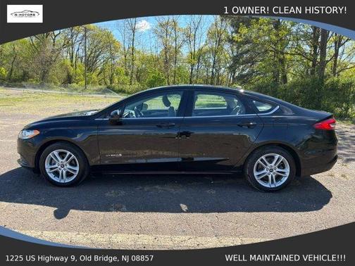 Black 2018 Ford Fusion Hybrid S