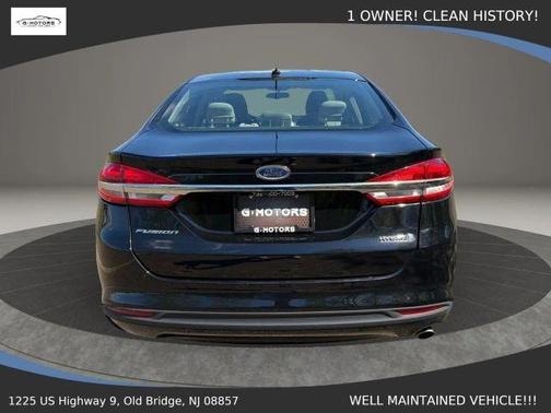 Black 2018 Ford Fusion Hybrid S