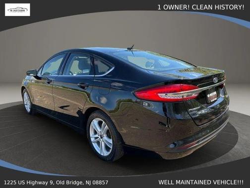 Black 2018 Ford Fusion Hybrid S