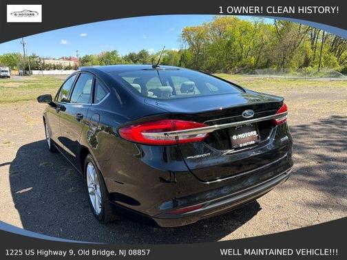 Black 2018 Ford Fusion Hybrid S