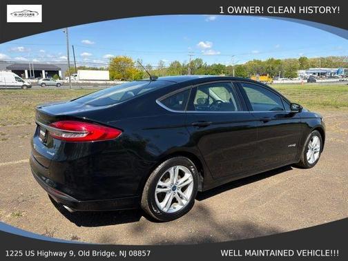 Black 2018 Ford Fusion Hybrid S