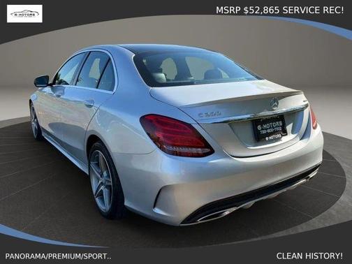 Silver 2016 Mercedes-Benz C-Class C 300 4MATIC
