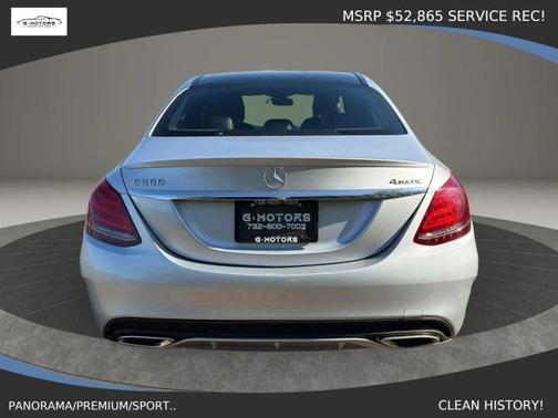 Silver 2016 Mercedes-Benz C-Class C 300 4MATIC