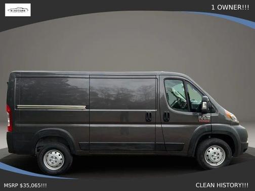 Black 2019 RAM ProMaster 1500 Low Roof