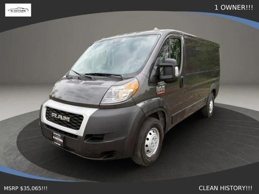 Black 2019 RAM ProMaster 1500 Low Roof