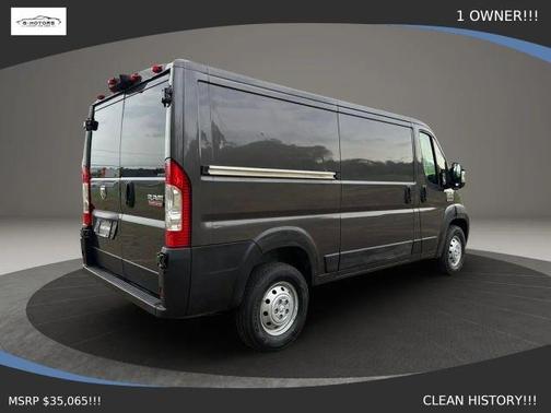 Black 2019 RAM ProMaster 1500 Low Roof