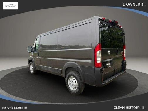 Black 2019 RAM ProMaster 1500 Low Roof