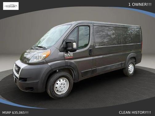 Black 2019 RAM ProMaster 1500 Low Roof