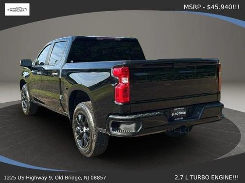 Black 2023 Chevrolet Silverado 1500 Custom