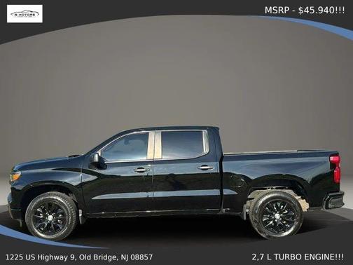Black 2023 Chevrolet Silverado 1500 Custom