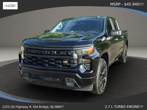 Black 2023 Chevrolet Silverado 1500 Custom