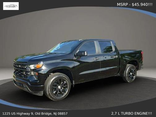 Black 2023 Chevrolet Silverado 1500 Custom