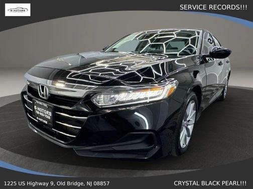 Black 2021 Honda Accord LX 1.5T
