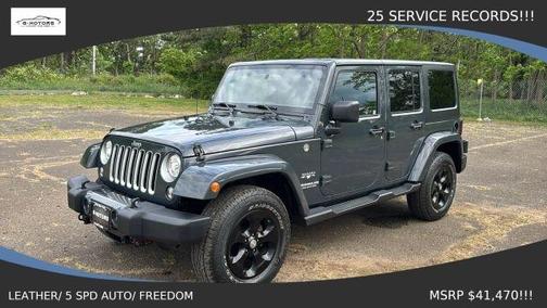 Gray 2017 Jeep Wrangler Unlimited Sahara