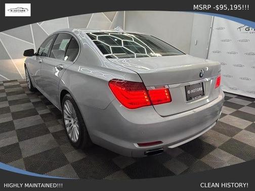 Silver 2012 BMW 750 i xDrive