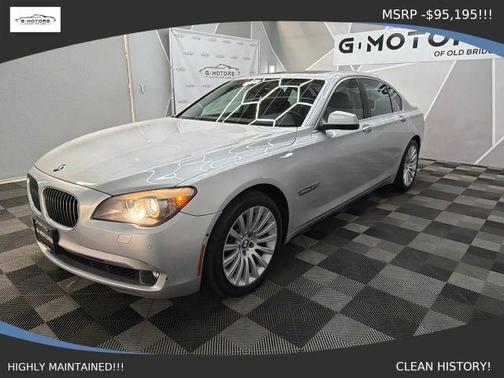 Silver 2012 BMW 750 i xDrive