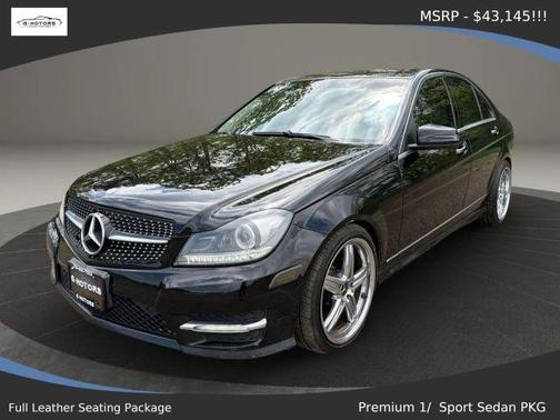 Black 2012 Mercedes-Benz C-Class C 300 4MATIC Sport