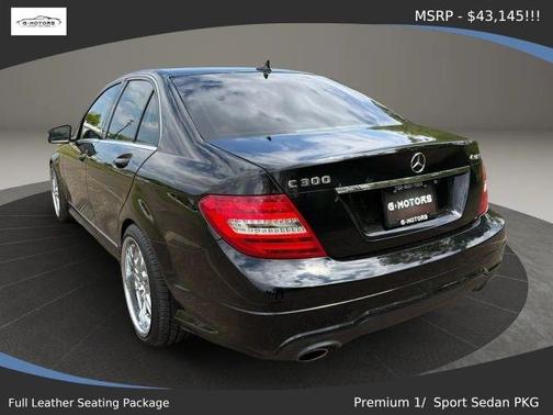 Black 2012 Mercedes-Benz C-Class C 300 4MATIC Sport