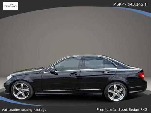 Black 2012 Mercedes-Benz C-Class C 300 4MATIC Sport