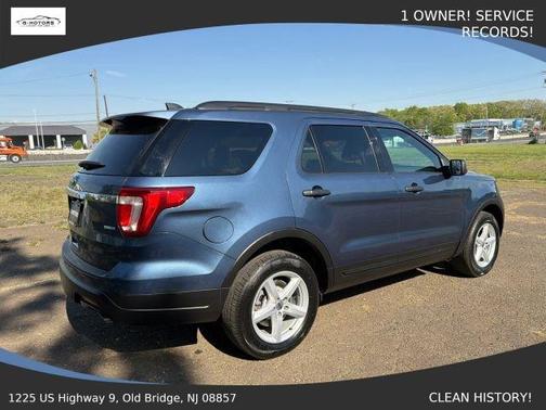 Blue 2018 Ford Explorer Base