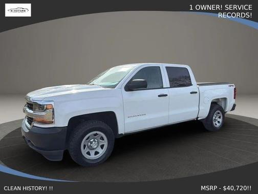 White 2018 Chevrolet Silverado 1500 WT