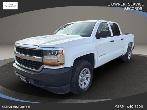 White 2018 Chevrolet Silverado 1500 WT