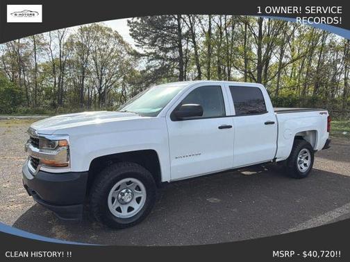White 2018 Chevrolet Silverado 1500 WT